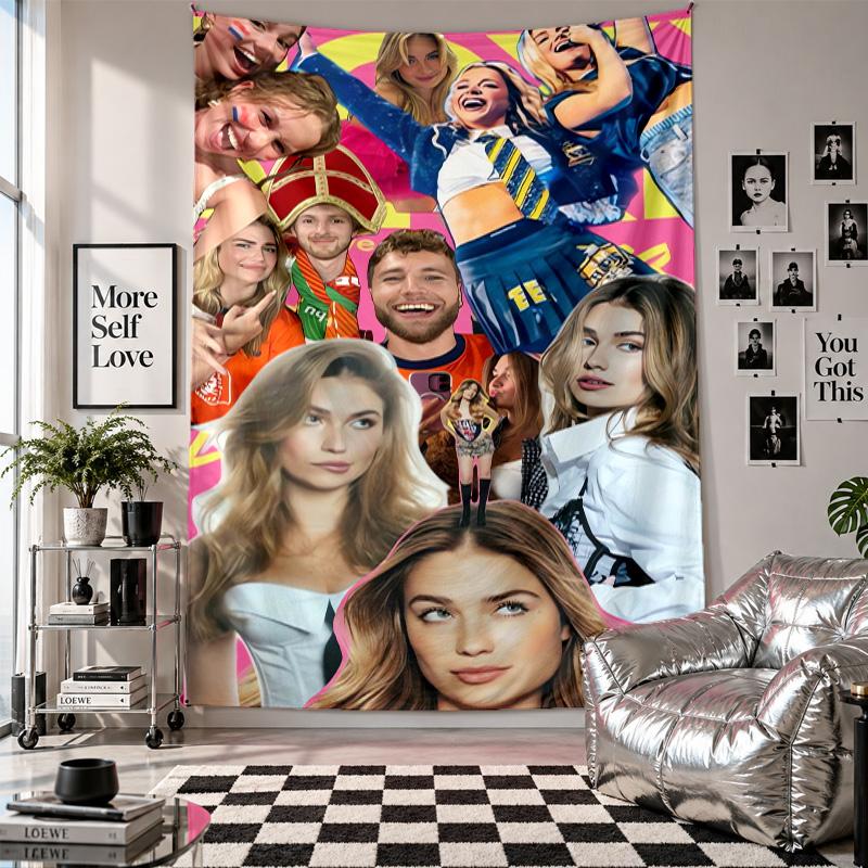 Wall TapestryRoxy Dekker Art Hanging Cloth Decorative Background Cover for Room Decoration