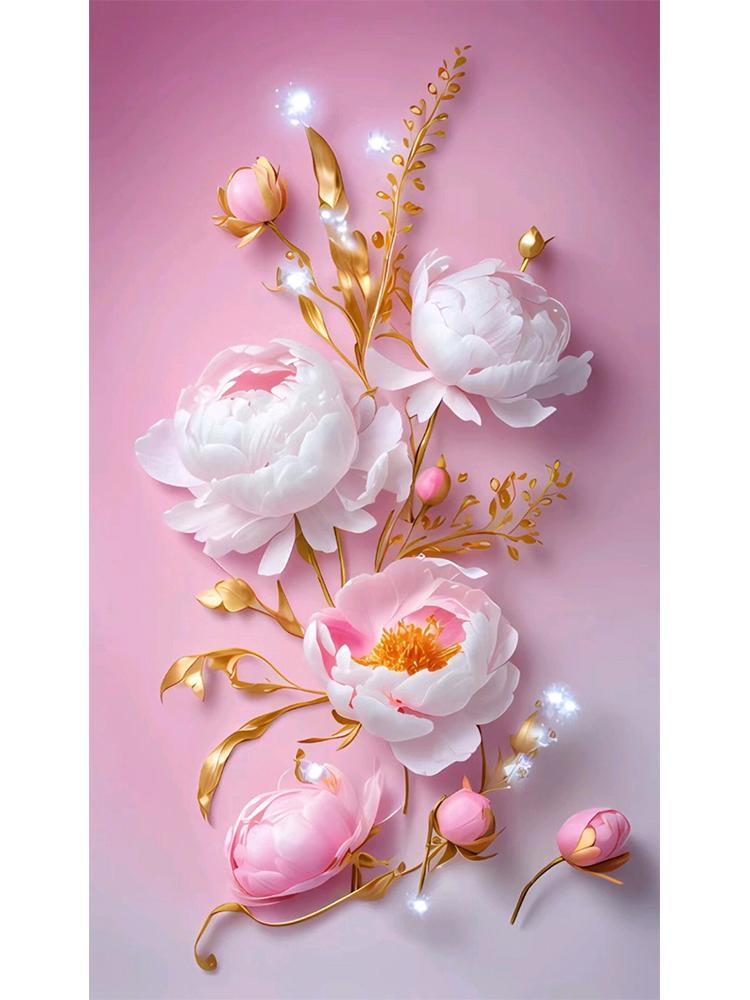 5d Diy Diamond Painting Rose Set Jewelry Embroidery Full Round Square Diamond Cross Embroidery Home Decoration Gift2024