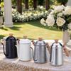 Stainless Steels Pours Over Kettle Long Gooseneck Coffee Pot Portable Coffee Hand Brewing Pot Kitchen Tool Easy to Clean