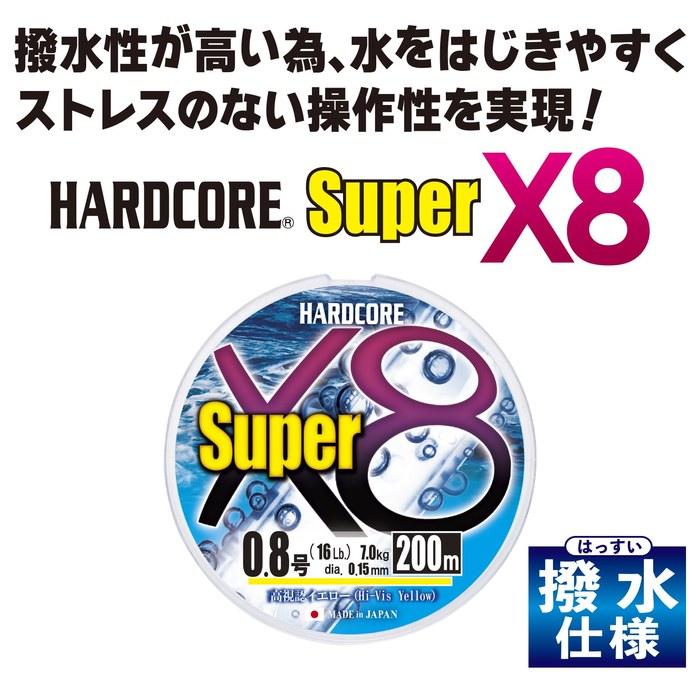 DUEL HARDCORE Super X8 PE Line 1.0 200m 5-Color H4316-5C