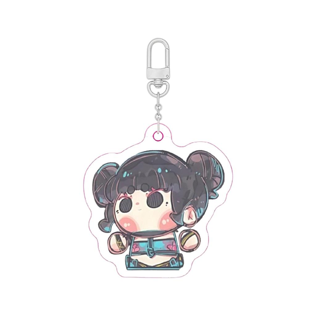2D Acrylic Keychain Backpack Pendant