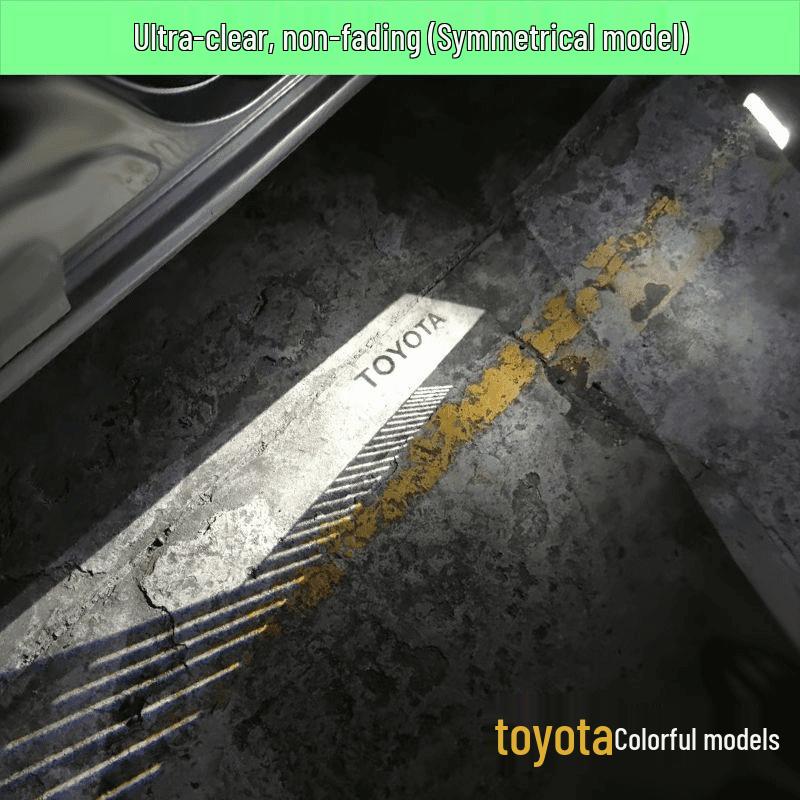 Toyota Camry Dual Lens Projection Ambient Door Light Modification