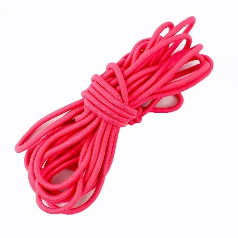 5/10/20M 4mm Cordoane Elastice Meetee pentru Haine Bandă de Păr Elastic de Cauciuc Bandă Arc Elastic Accesorii de Cusut DIY