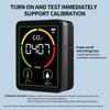 3 In 1 Carbon Dioxide Detector Type-C Rechargeable CO 2 Air Quality Tester Backlit Greenhouse Gas Monitor Air Quality Detecting