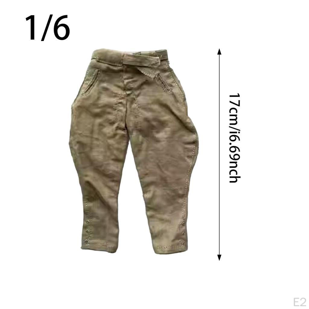1:6 Scale Figure Pant,Male Pant Costume,17cm,Handmade Doll Decor Fashion Trousers for 12''