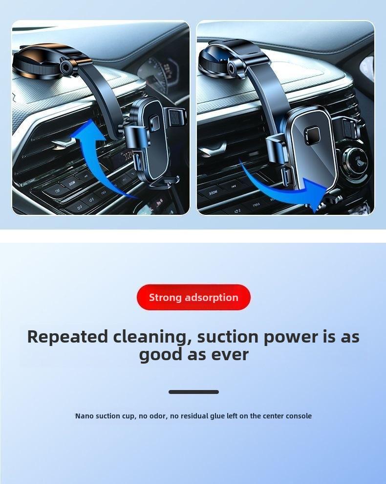 2023 Universal Car Phone Holder with Suction Cup for Stable Navigation