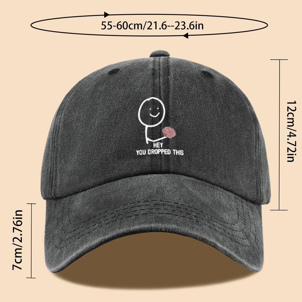 Trendy and Personalized Peaked Cap, Adjustable Outdoor Camping and Travel Check-in Baseball Cap