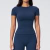 Zechuang Spring T-shirt Quick-drying Yoga Clothes Short-sleeved Fitness Tops Blouse Outdoor Running Sports Short-sleeved Women