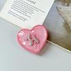 Rhinestone Puppy Solid Color Love Glitter Mobile Phone Airbag Holder Wind Magnetic Paste Ring