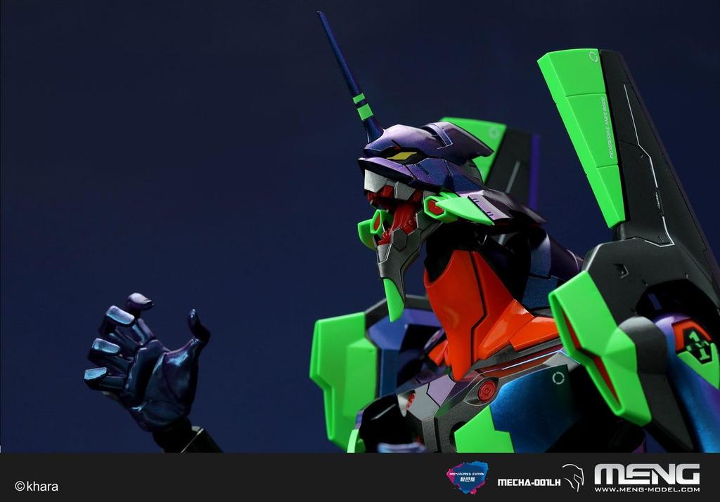 GSI Creos Monmodel Humanoid Decisive Artificial Human Evangelion Iridescent Approximately 47cm Plastic Model Kit General-Purpose Weapon, Unit-01 Ver.