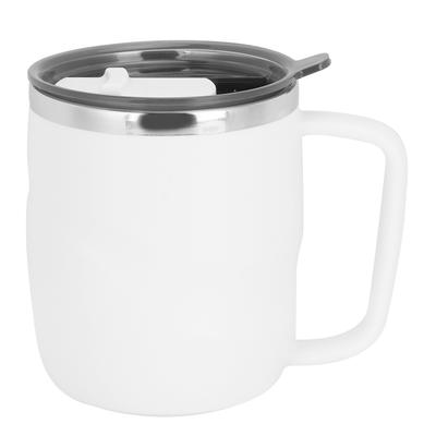 400ml Kaffeetasse Edelstahl Verbrühschutz Wasserbecher mit Deckel für Zuhause Büro Wunderbar