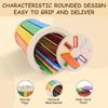 Baeroly Montessori Toys Wooden Color Shape Sorting Toy for Toddlers 12-36 Months Educational Sensory Play Kids Gift