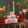 6pcs/set Christmas Candy Box 7x7x7cm Wrapping Boxes New Storage Box  Home Decor
