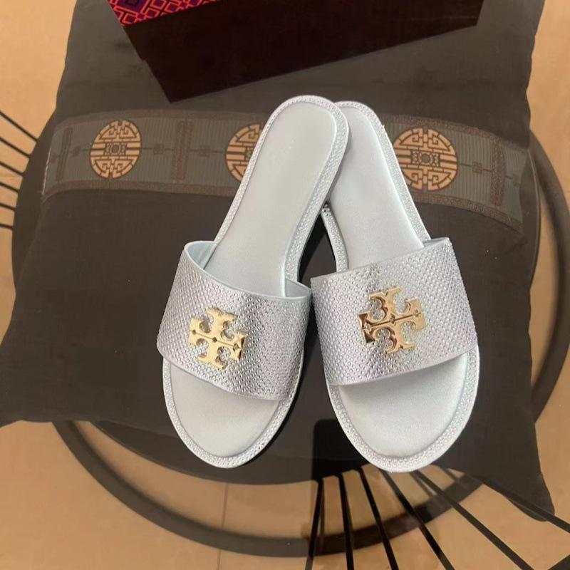 Damen-Flatsandalen mit Strassschnalle - Vielseitiger Outdoor-Komfort