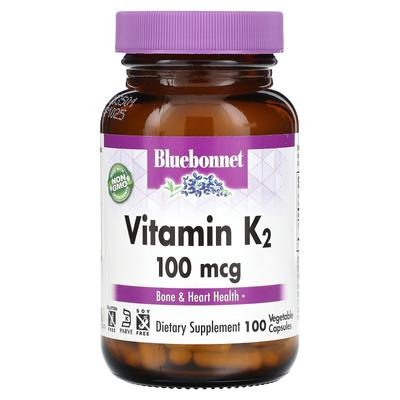 Vitamin K2, 100 Mcg, 100 Vegetarian Capsules