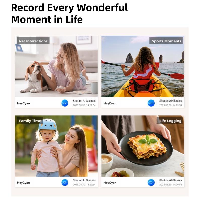 Occhiali Smart M02 Ultra: Fotocamera da 8 MP, Custodia con Ricarica Inversa, Riconoscimento Oggetti WiFi, Traduzione in Tempo Reale ChatGPT, Assistente Vocale AI
