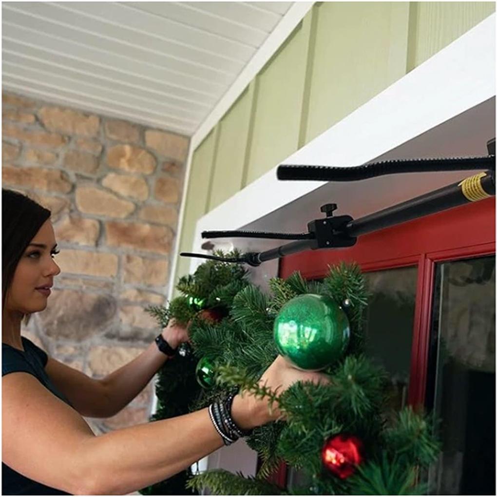 Porch Hook, Adjustable, Durable Christmas Decoration Will Damage no Screws, or to Suitable for Accessories, Etc