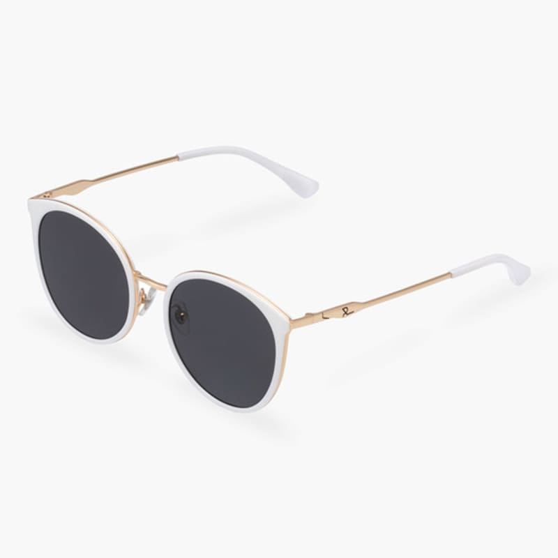 RECLOW RECLOW STAINLESS ROMA WHITE SUNGLASS