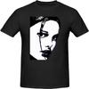 Natalie Music Portman Herr T-shirts Kortärmad Bomull Vardagliga Bas T-shirts Svart(17)