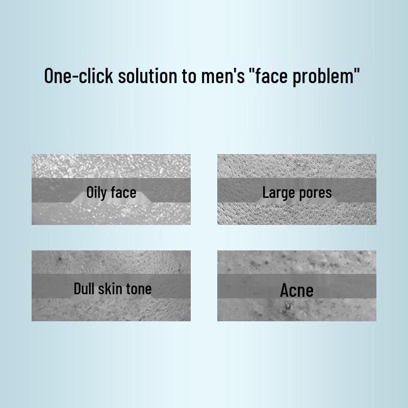 Foretty Herren Mitesserentfernung Gesichtsreinigungsseife