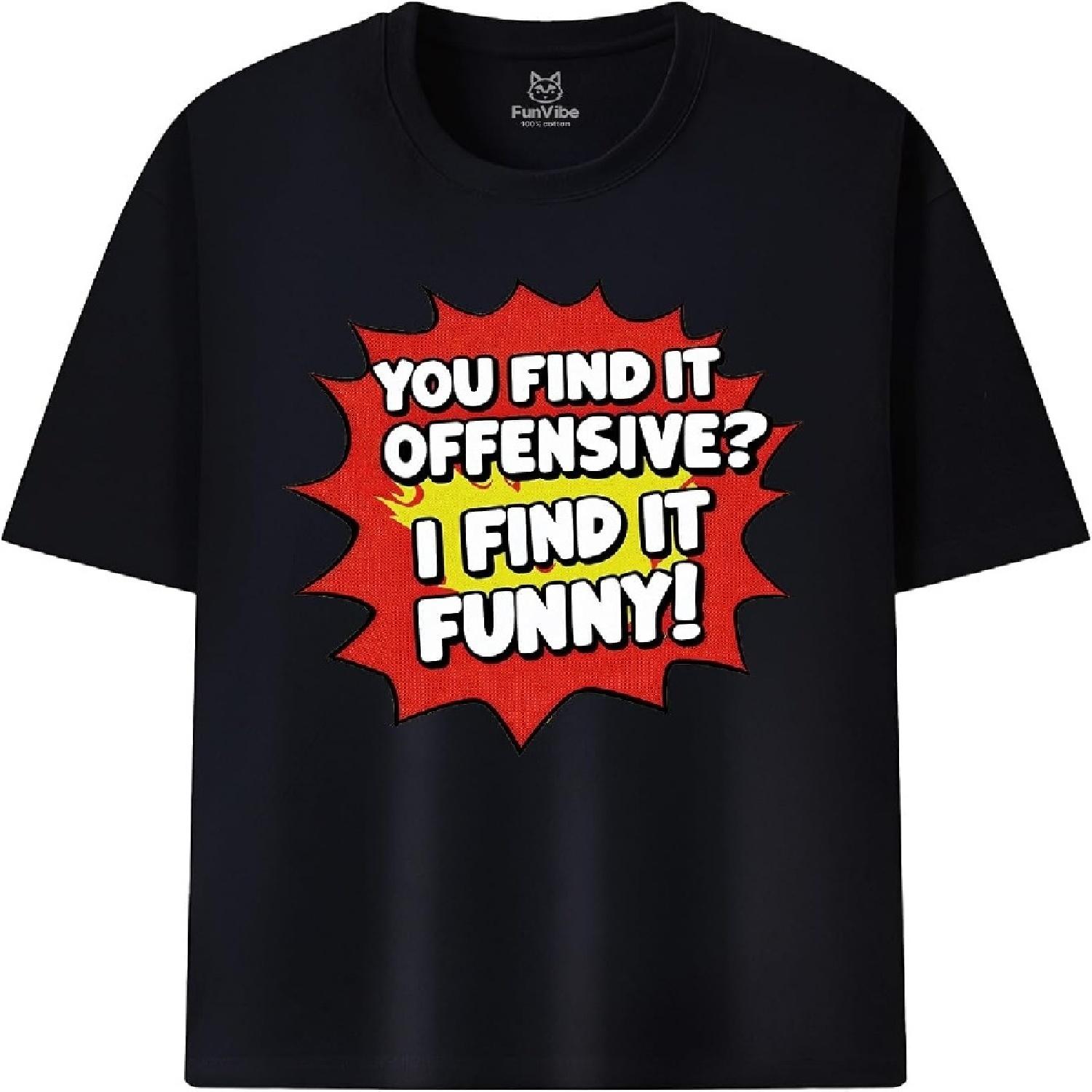 

Fun Vibe Funny Shirt Cool Meme Silly Joke Humorous Tee Embarrassing Graphic Visual Gaming Pattern T-Shirt 100% Cotton Shirt(3) XXXXXL чорний