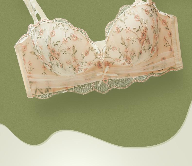 Ensemble Soutien-gorge Push-Up en Dentelle pour Petite Poitrine - Sans Armatures, Réglable, Sans Coutures