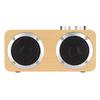 Kabelloser Bluetooth-Lautsprecher Retro Vollfrequenz Tragbare Holz-Computerlautsprecher für WindowsGelb