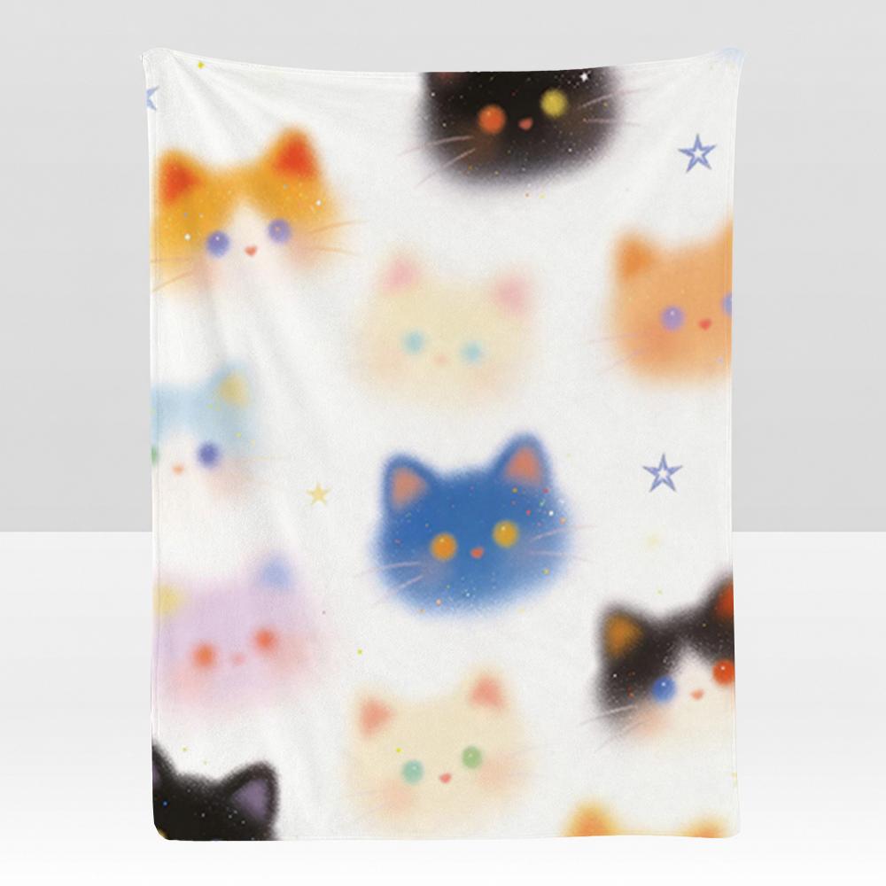 Animal Meme Hhazy Ccat Throw Soft Flannel Blanket for Bed Bedroom Sofa Picnic Throw Skinfriendly Breathable Gift Cover