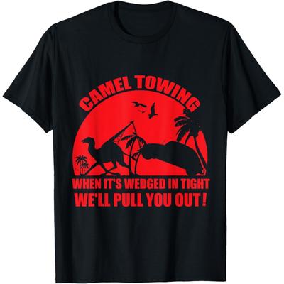 Funny Camel Towing T-Shirt Adult Humor Rude Gift Tee T-Shirt