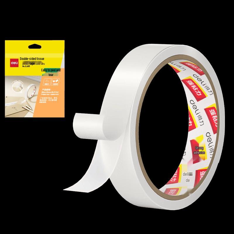 Deli Easy-Tear Double-Sided Paper Tape