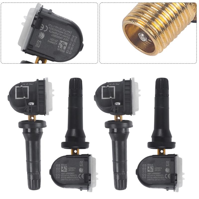 Auto Tire Pressure Sensor For Ford Fiesta Mk6 Mk7 Focus Mk3 Mk4 Grand C-Max Ka+ Mk3 1934057 2036832 1882208 1862980 EV6T1565DA