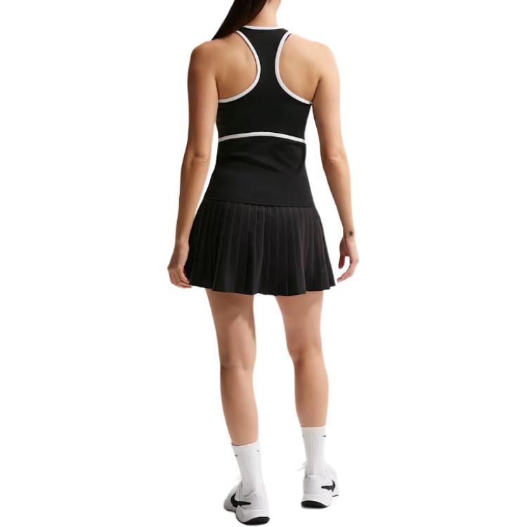 Nike Canotta Aderente Senza Maniche con Logo Dri-FIT Donna top II3607-010