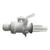 Trailer Toilet Repair Kit Plastic Replacement 13168 Water Control Assembly with Seal Gaskets and Threaded Fitting for Thetford IV Bathroom Maintenance