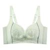 Summer adjustment lace bra without steel ring gathering breathable hole cup closing breast anti-sagging