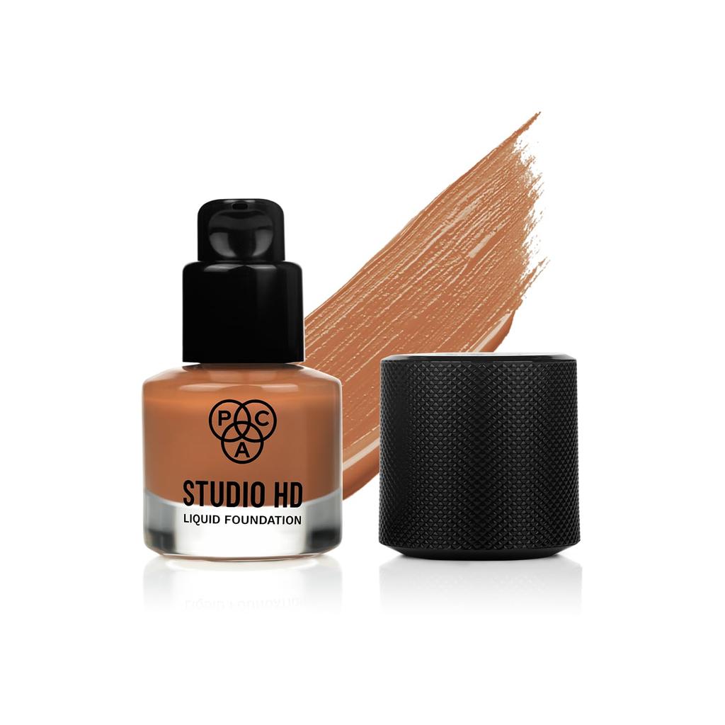 PAC Studio HD Liquid Foundation Mini (5.0) | Lightweight Dewy Satin Finish | Medium to Buildable Coverage | Natural Second Skin like Finish | Sui