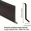 Transparent Waterproof Sealing Strip Window Water Blocking Bar Self Adhesive Door Under Draft Stopper Balcony Water Deflector