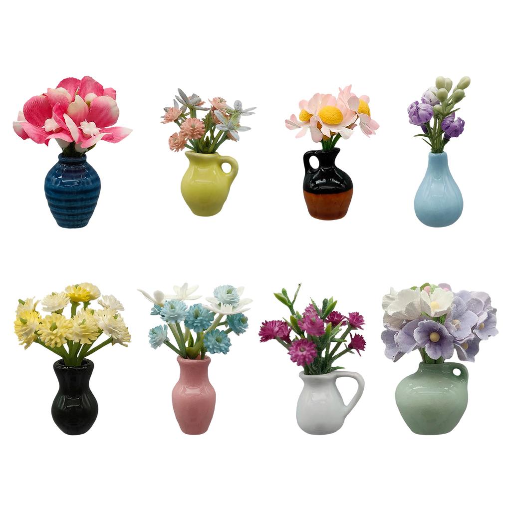 Vase Fridge Magnets Decorative Magnets Garage Door Magnets Stickers Flower Vase Refrigerator Magnets Home Decors