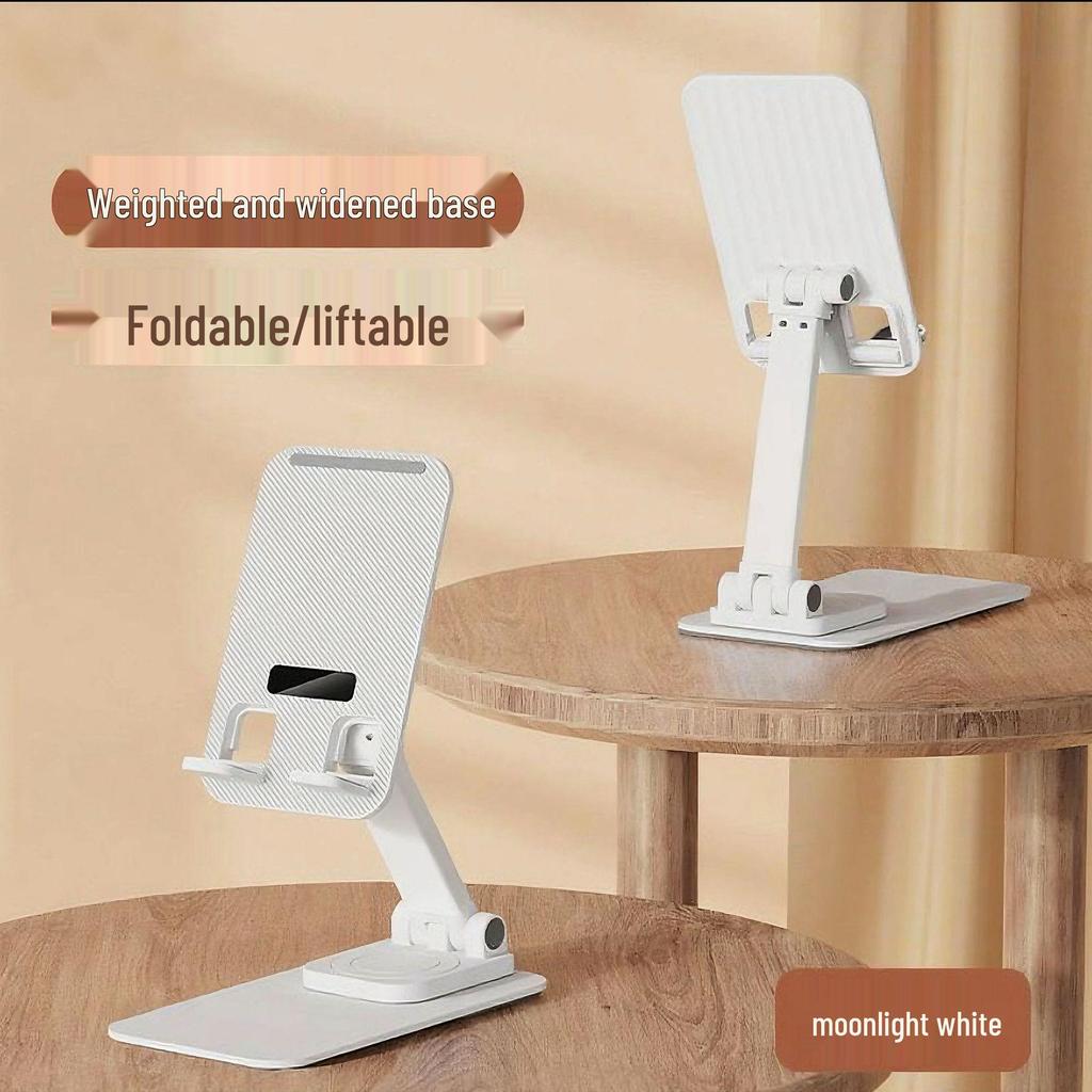 Metal Rotating Phone Holder for Live Streaming & Binge-Watching - Lazy Gadget with Custom Logo Stand