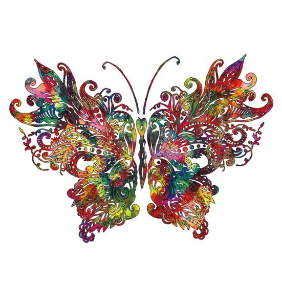 

Теплообменная наклейка, моющаяся, сделай сам, простой в использовании узор бабочки, термонаклейки, нашивка для одежды, аппликация, швейный инструмент