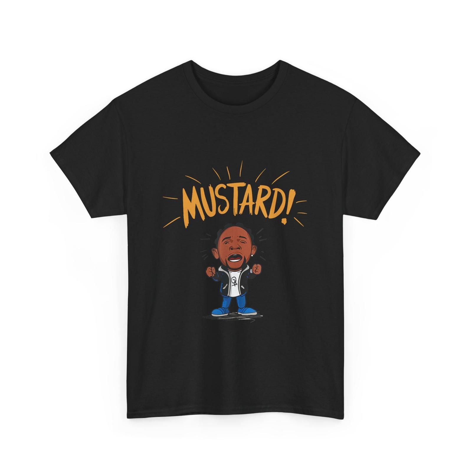 

Mustard Lamar TV Off Parody Funny Women Men T-Shirt Mens Womens Tees Top XL