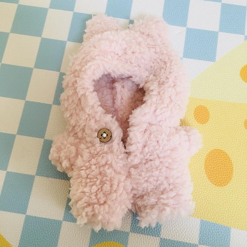 בגדי בובת קטיפה ויניל חמודה 17 ס"מ קופסה עיוורת - תליון LaBuBu שמלת אביזרים