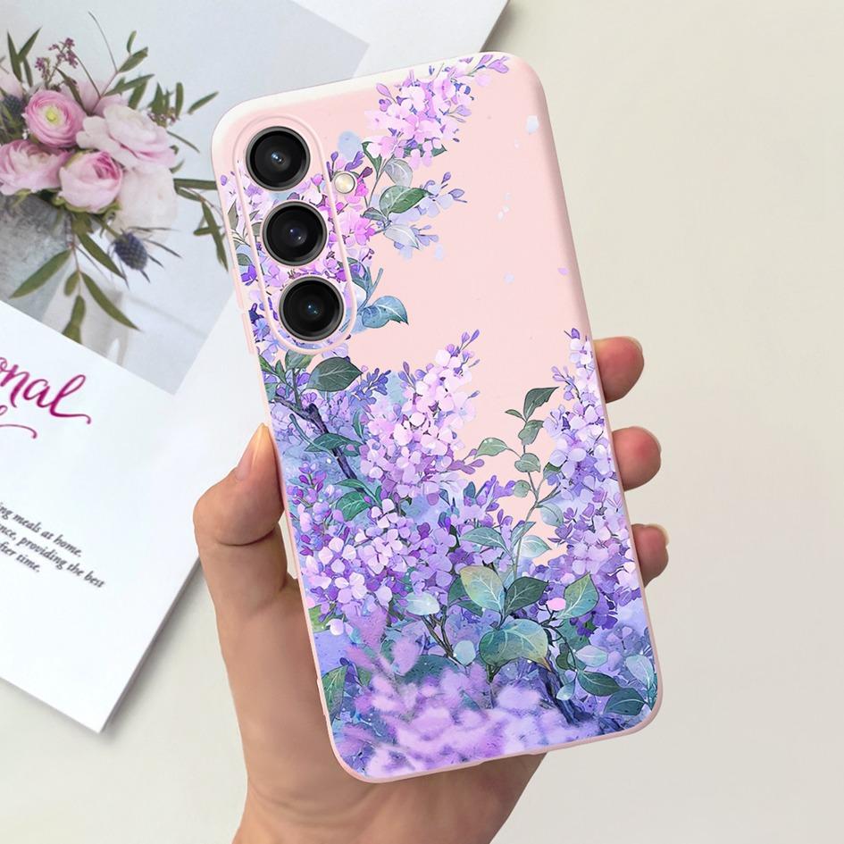 For Samsung Galaxy A25 2023 Case SM-A256B Cover Popular Flower Cartoon Soft Silicone Funda For Samsung A35 A25 5G A 25 Protector