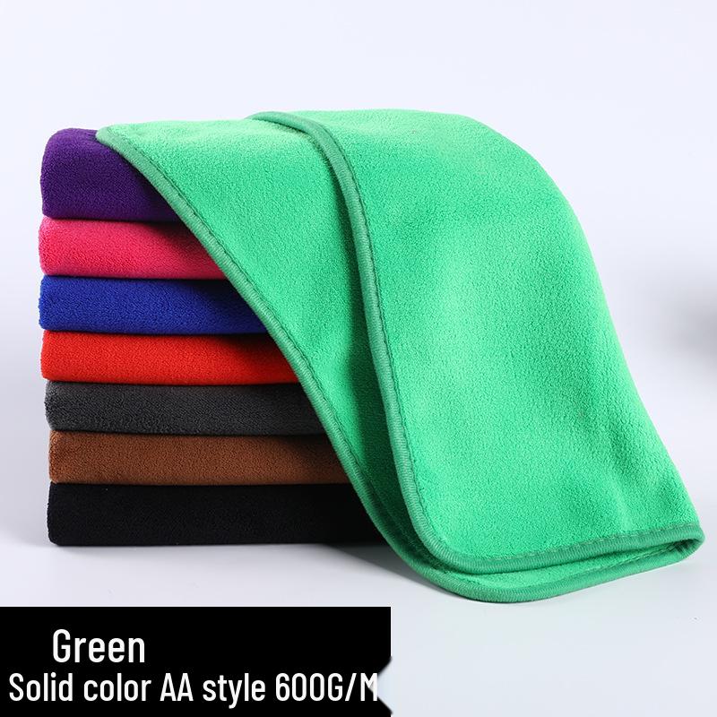 Two-Color Coral Fleece Towels: Perfect for Car Wash, Cleaning, Fishing Gear, or Kitchen Use