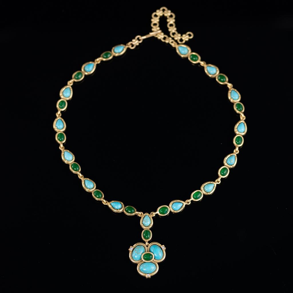Medieval Vintage High Fashion Personality Temperament Exaggerated Retro Gold Necklace Women'S 25 Autumn New Necklace