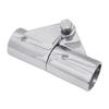 Heavy Duty Stainless Folding Rotating Pipe Joint Adapter Coupling Connector for Yacht Hardware Marine Sunshades Support