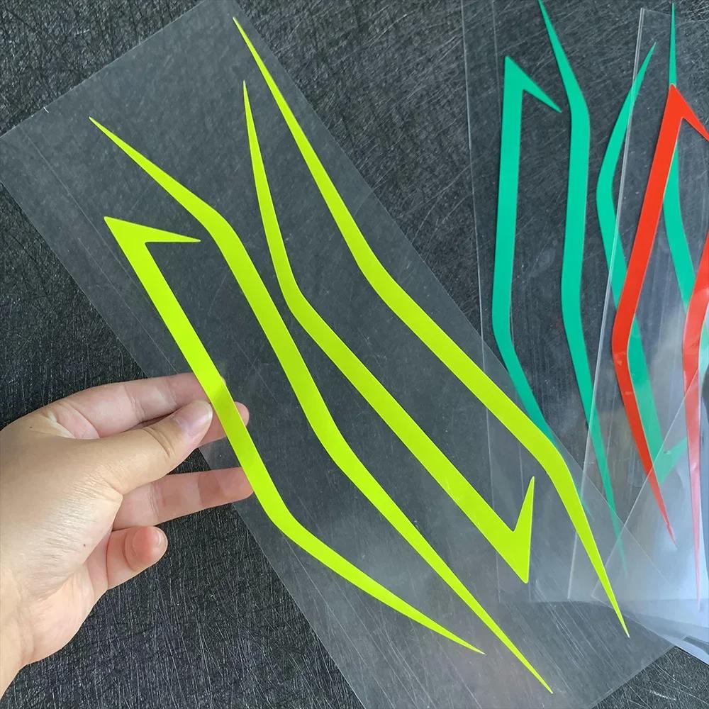 Motorcycle Fairing Sticker Decoration Reflective Cool Front Pull Headlight Decals for Kawasaki Ninja NINJA400 H2 H2SX