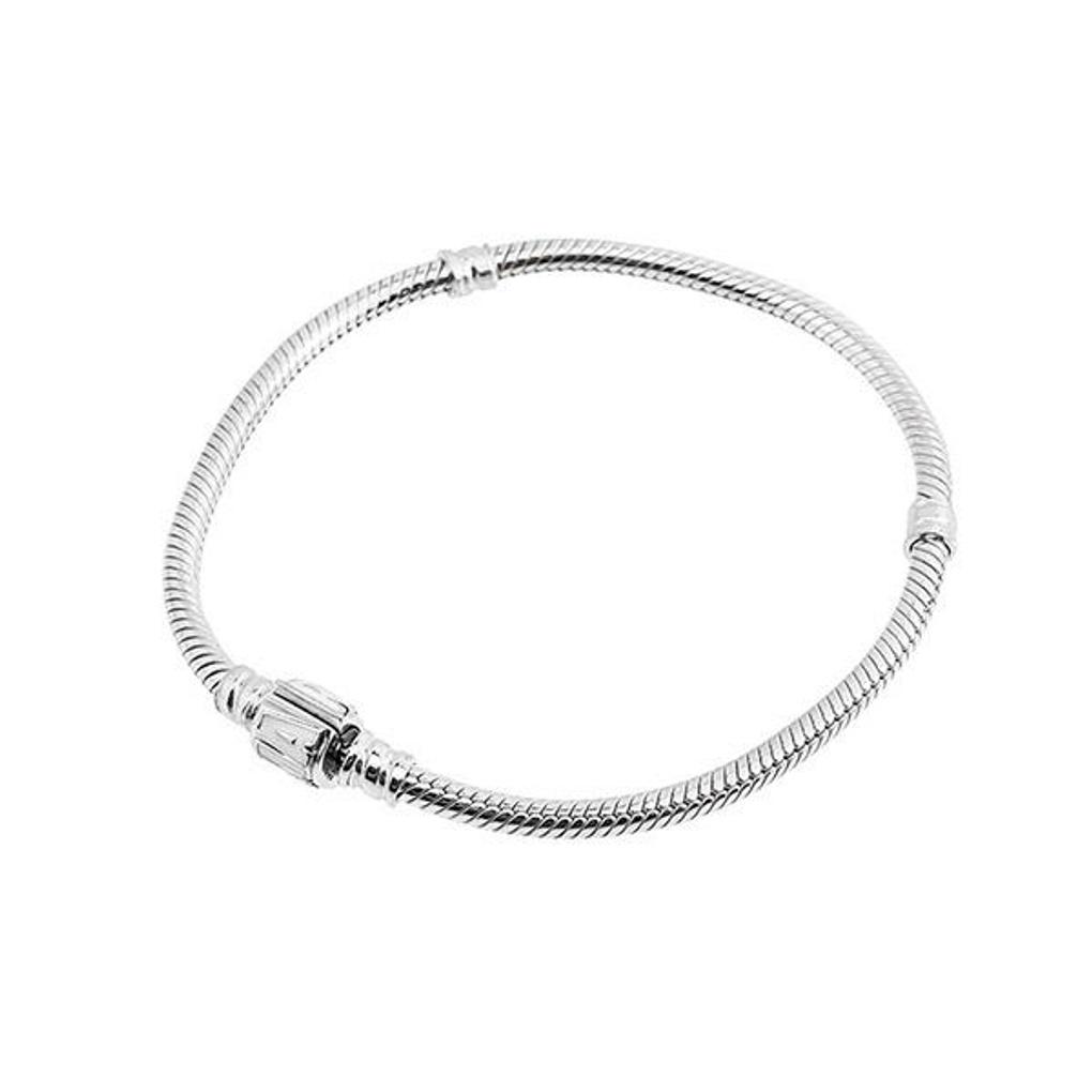 Pandora Moments Marvel Avengers Logo Clasp Snake Chain Bracelet 592561C01