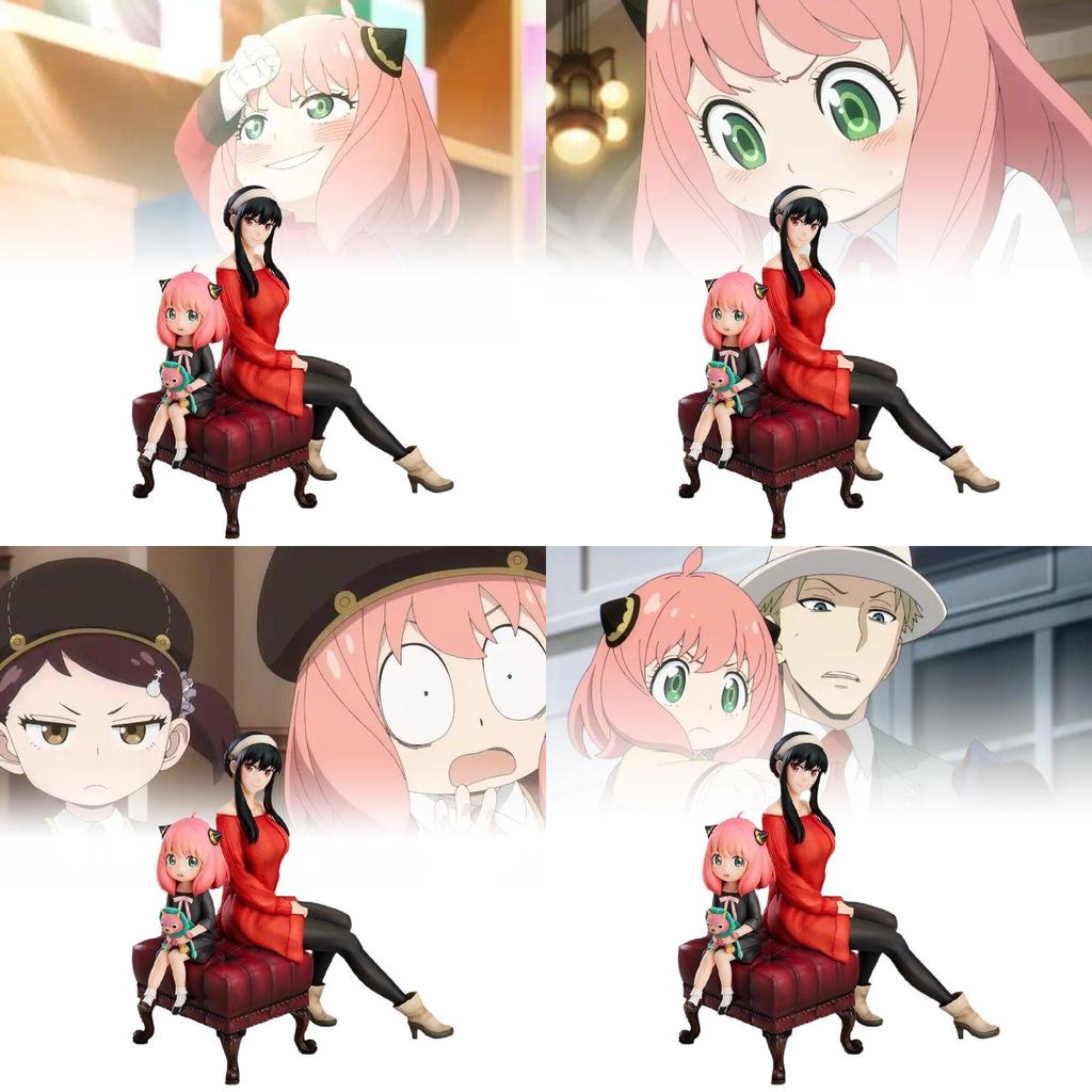 Eye Catching Anya And Yor Spy Family Figure Delightful 15cm Pvc Home Decor Piece