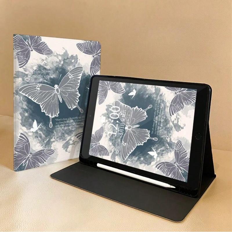 

Smart Cover with Pencil Holder for IPad Air 5 2022 Air 4 Case Pro 11 2nd 3rd 4th Ink Sunflower Tablet Cover 10.2 7th 8th 9th Gen ipad Pro11 2024