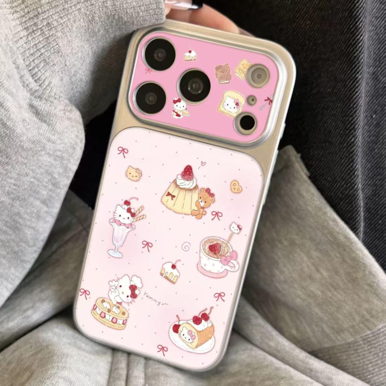 

High-End Cute Pudding Kiki Cat iPhone 17/16 Promax Case 12 Pro Max